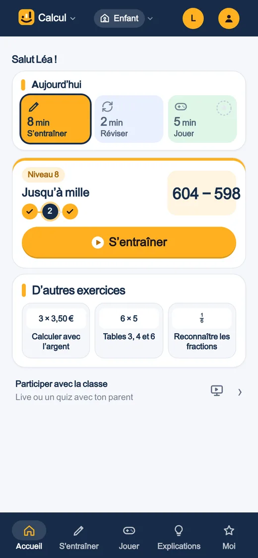 Le départ
